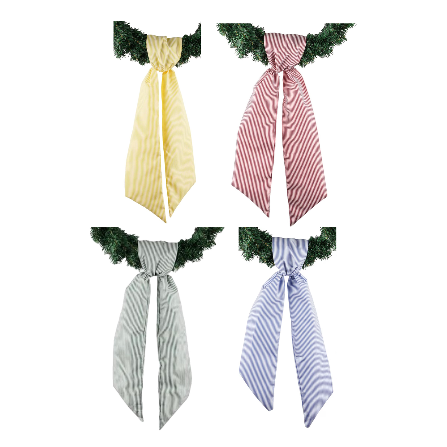 Striped Wreath Sash